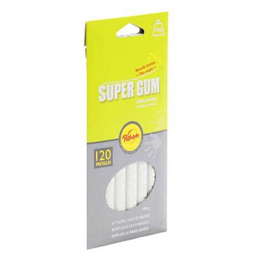 Pichon - Pâte adhésive blanche Super Gum - 75% emballage recyclé - Idéal bureau