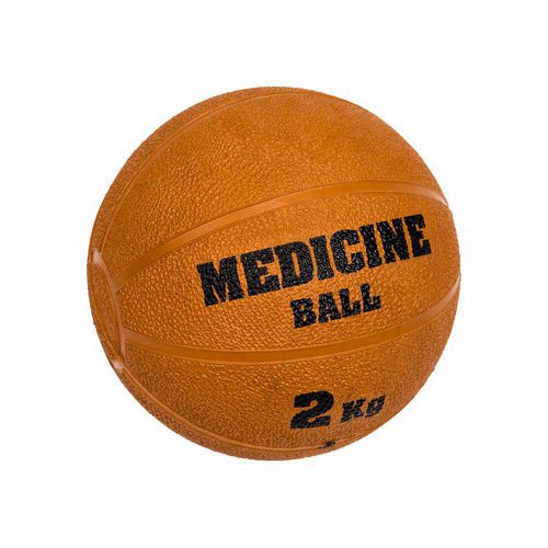 Médecine ball classique 2 kg PVC Adulte - Musculation et Fitness - Entraînement Polyvalent
