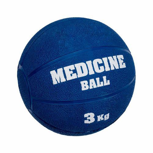 Médecine ball classique 3 kg PVC - Musculation et Fitness Adulte - Entraînement Polyvalent