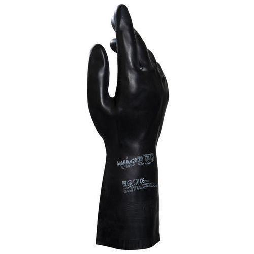 Mapa Professional - Gants Néoprène UltraNeo 420 - Protection Chimique - Taille 10 - Lot de 12 paires