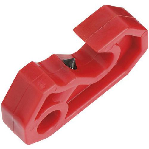 Master Lock - Bloque disjoncteur universel n°2393 Rouge - Sécurité Fiable