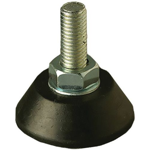 Pied Antivibratoire Junior Diamètre 45mm Vis Acier M10 L30mm