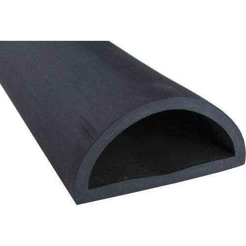 Butée Linéaire 1/2 Rond 75 X 150 Mm Noir