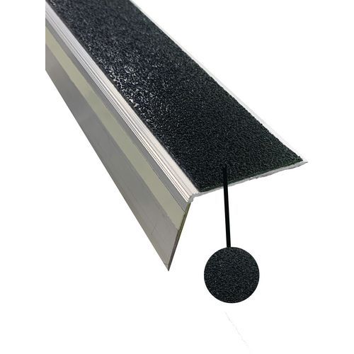 Nez De Marche Cornière Aluminium& Antidérapant 3m+50mm