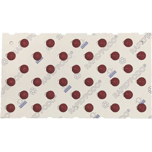 Pastille Podotactile Rapid'podoÂ®rouge