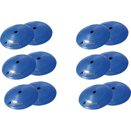 Plot De Balisage Réfléchissant Bleu Clair 12 Pièces