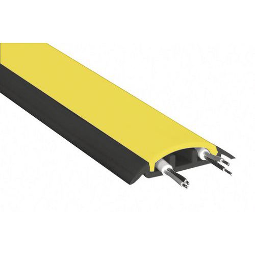 Wattelez - Passage de câbles Pargom 75x2500mm Noir - TPE - Charge 3500kg - Durable et Sécurisé