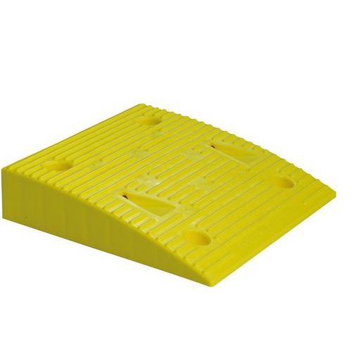 Wattelez - Franchisseur-ralentisseur de portail Pargom Jaune - Polypropylène - Charge 3500 kg - Voirie