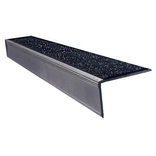 Wattelez - Nez de marche cornière antidérapant Aluminium Jaune 39 mm - 3000 mm - Sécurité et Durabilité