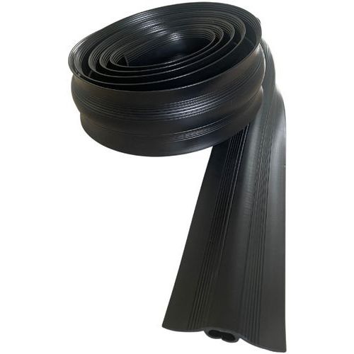 Wattelez - Passage de câble petites sections - 3m - 72x12mm - Noir PVC - Idéal pour organiser vos câbles