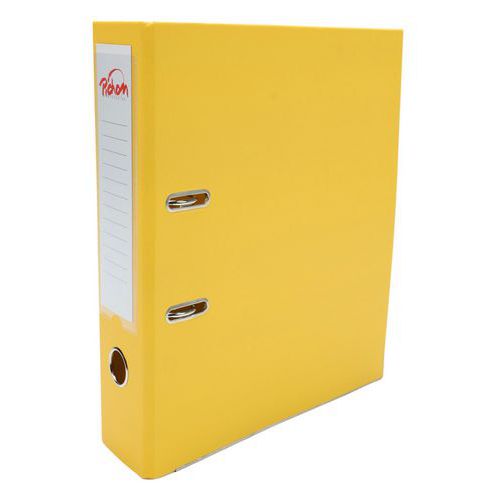 Pichon - Classeur à levier A4 dos 75mm Jaune - PVC - 665 feuilles - Éco-responsable