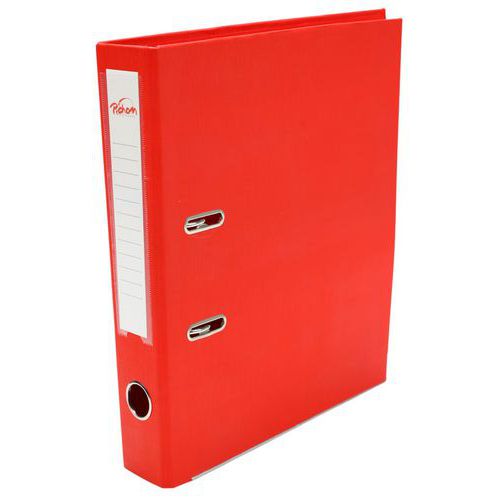 Pichon - Classeur à levier A4 dos 50mm Rouge - PVC - 460 feuilles - Éco-responsable