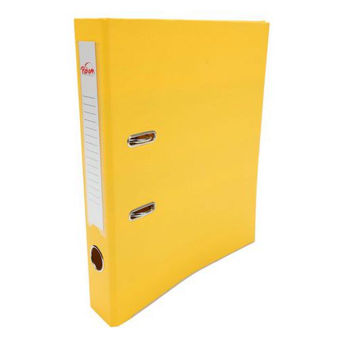 Pichon - Classeur à levier A4 dos 50mm Jaune - PVC - 460 feuilles - Éco-responsable