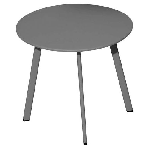 Table Basse Massaï Ã˜ 40 Cm - Graphite