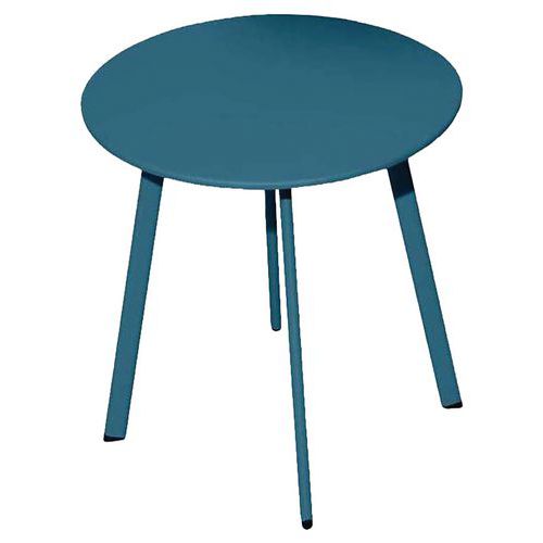 Table Basse Massaï Ø 45 Cm - Bleu