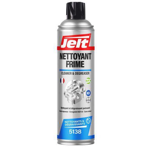 Jelt - Dégraissant Industriel Bio+ - 400 mL Net - Aérosol Recyclable 100% - Efficacité Professionnelle