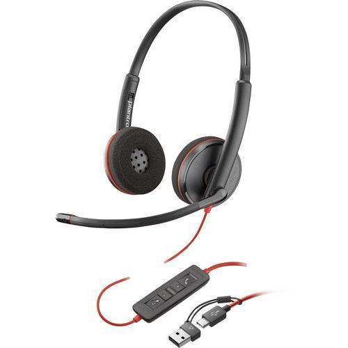 Casque Micro Monoaural Bulk Usb Blackwire C3220