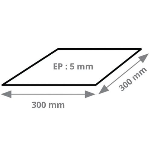 Matelas Acoustique Antivibratoire Résiliant Â® 5 Mm 300x300mm