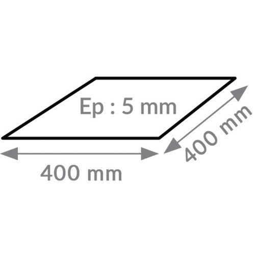 Matelas Acoustique Antivibratoire Résiliant Â® 5 Mm 400x400mm
