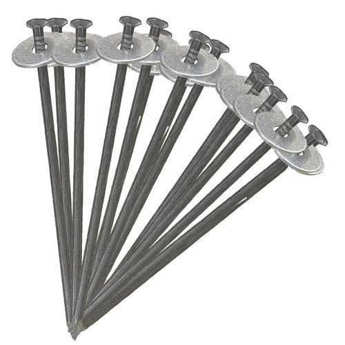 Kit De Fixation Pour Sol Caillouteux 80 Pcs + Rondelles