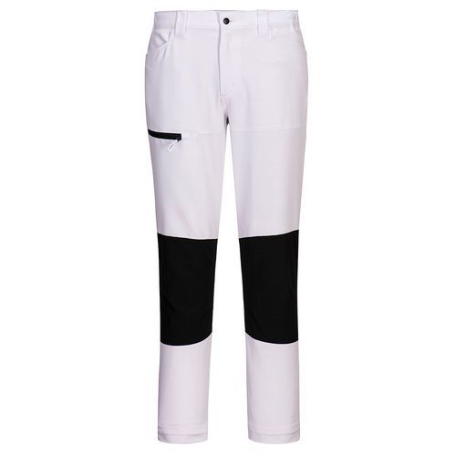 Portwest - Pantalon de travail stretch WY2 CD88 Blanc - Taille 36 - Coton/Polyester 195g/m² - Éco-responsable