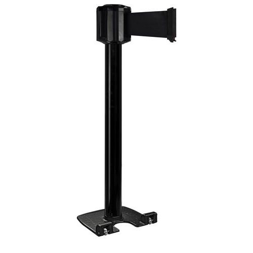 Poteau Extérieur Noir À Sangle 10mx10cm - Noir