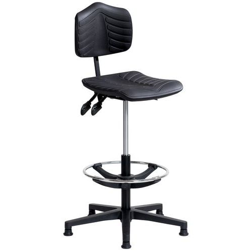 Siège Ergosoft Ergonomique Polyamide Patins Et Repose-pieds