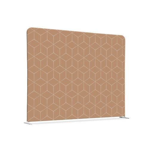 Cloison En Tissu 150-150 Double Hexagone Beige