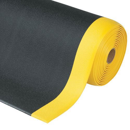 Tapis Anti-fatigue En Mousse 60 X 18.3m Noir/jaune