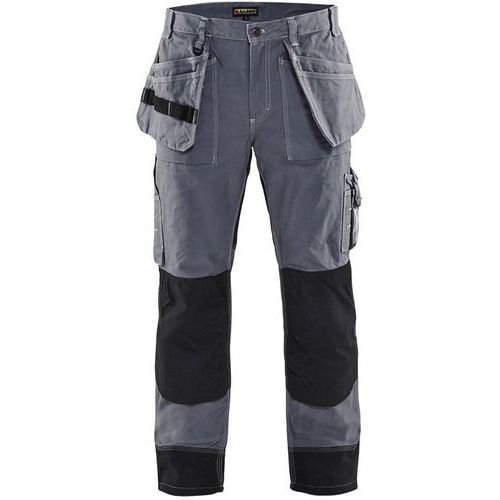 Pantalon De Travail Artisan Heavy Worker Gris Clair/noir C46