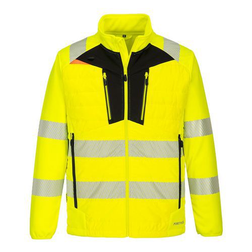 Veste Hybride Haute Visibilité Dx4 Dx47 Noir/jaune 4xl - Homme