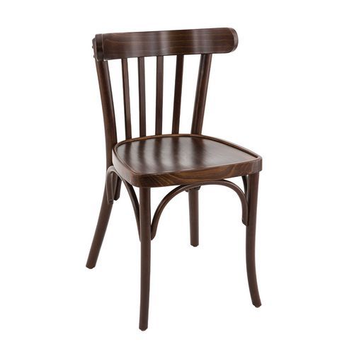 Chaise Interieure - Hetre Teinte Brun Fonce - Vienna
