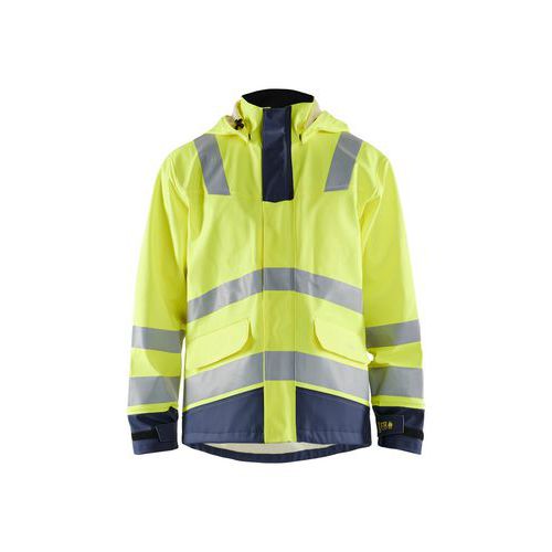 Veste Retardant Flamme Jaune Fluo Et Marine