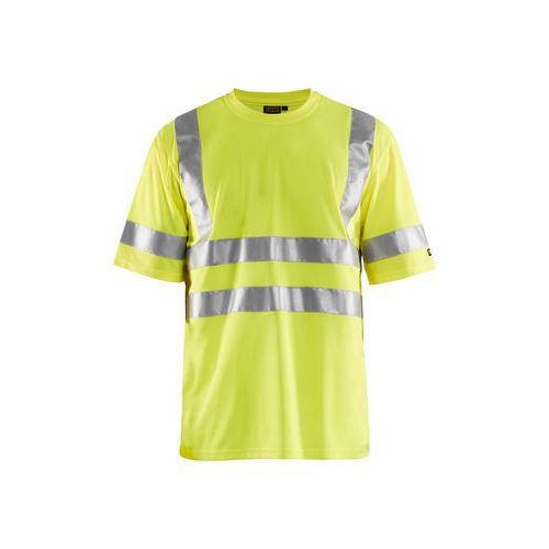 T-shirt Haute-visibilité Jaune Fluo