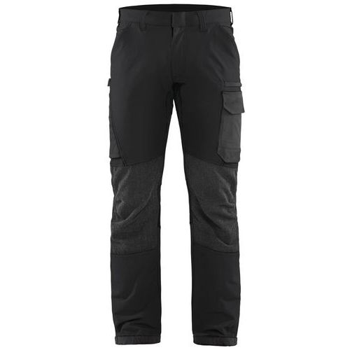 Pantalon De Travail Maintenance Stretch 4d Noir/gris Foncé D84