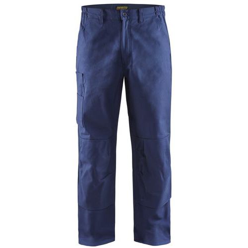 Pantalon De Travail Industrie Poches Genouillères Marine