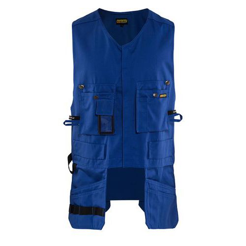 Gilet De Travail De Sécurité Porte-outil Bleu Roi