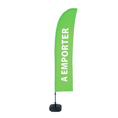 Drapeaux Ensemble Complet Emporte Vert