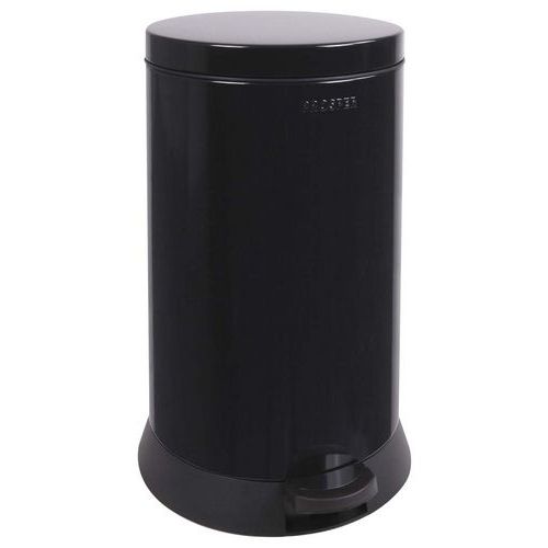Poubelle Agroalimentaire De Cuisine Retro 20l - Noir