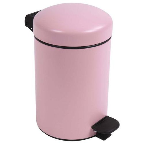 Poubelle Pour Sanitaire De Salle De Bain Bohème 3 L - Rose