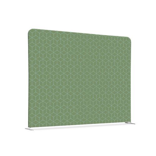 Cloison En Tissu 200-150 Double Hexagone Vert