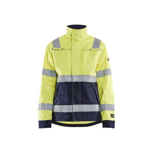 Veste De Protection Multinormes Femme De Couleur Jaune