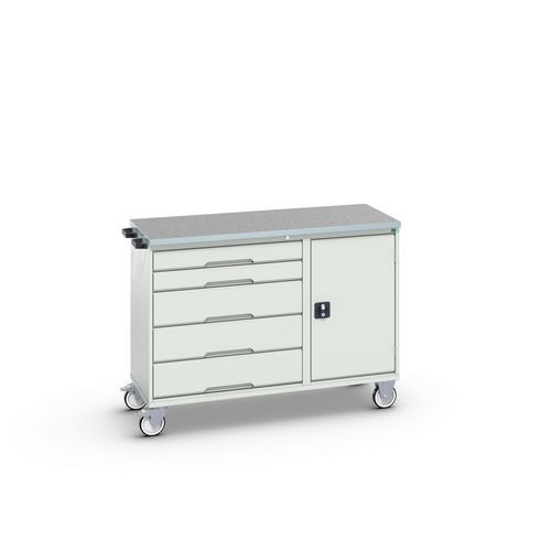 Bott 1 Desserte Maintenance Verso 5 Tiroirs - Hêtre - Bott