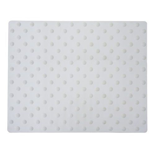 Dalle Podotactile Clous Caoutchouc Blanc