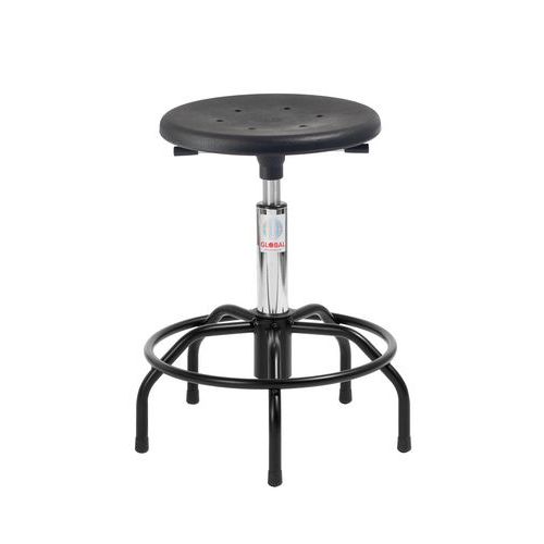 Sigma Spider Tabouret - Noir - Hauteur Assise Maxi 60 Cm