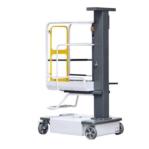 Nacelle Compacte à Mât Vertical Motorisée Hauteur De Travail Jusqu'à 5950 Mm