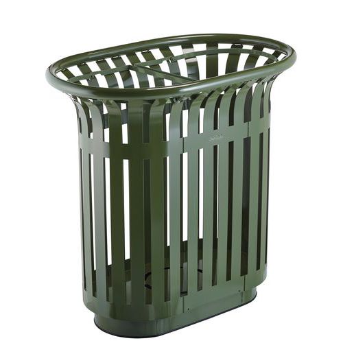 Corbeille 2 Flux à Poser Vert Olive Tulipe-rossignol