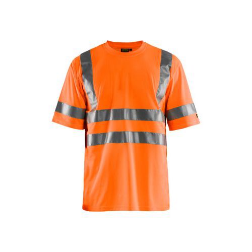 T-shirt Haute-visibilité Orange Fluo