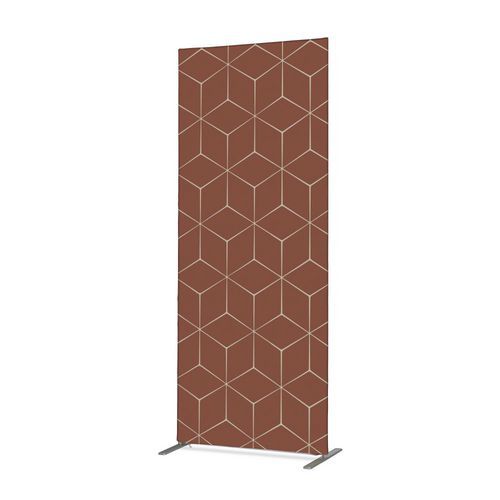 Cloison Déco En Tissu 100-200 Hexagone Rouille