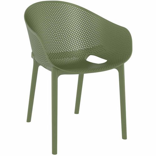 Fauteuil Extérieur - Polypropylène - Olive - Sky Pro